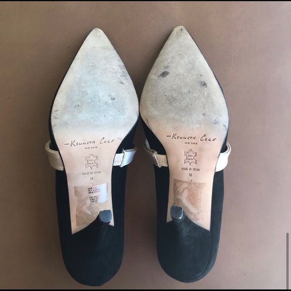 Kenneth Cole New York Black Heels Size 7 - Picture 4 of 7